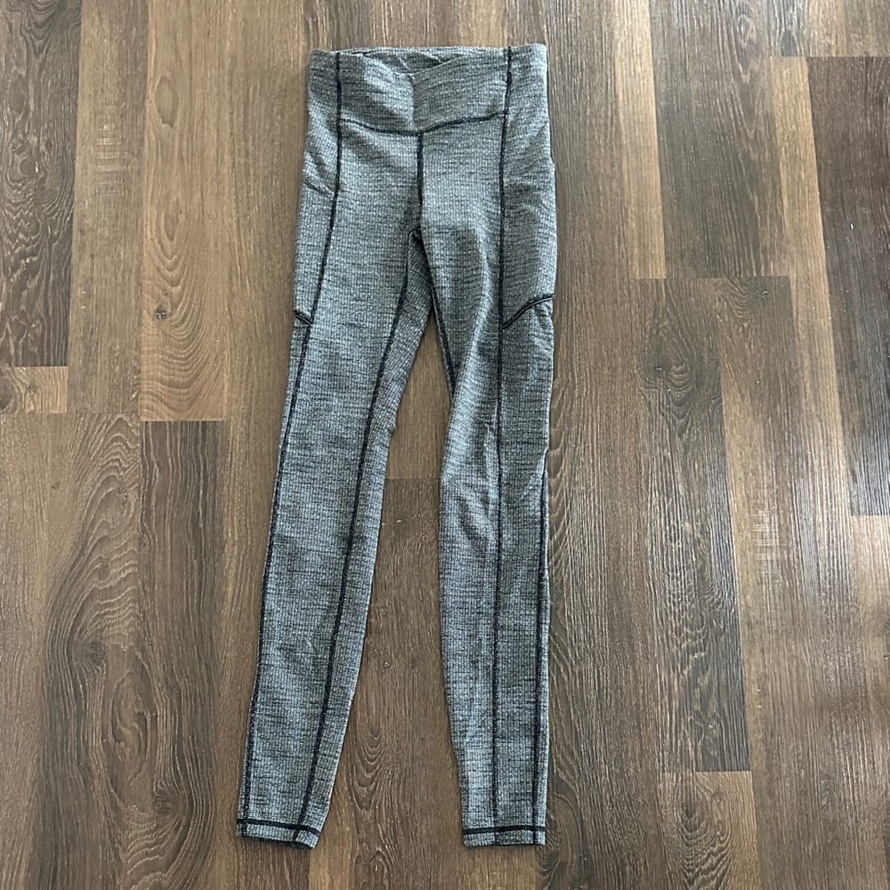 lululemon athletica Heathered Gray High-Rise Leggings